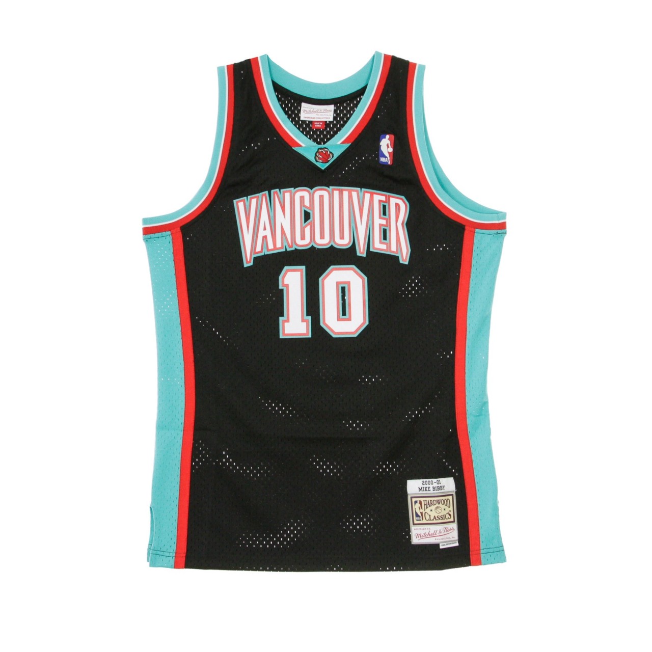 MITCHELL & NESS NBA SWINGMAN JERSEY MIKE BIBBY NO.50 2000-01 VANGRI ALT SMJYLG18063-VGRBLCK00MBI