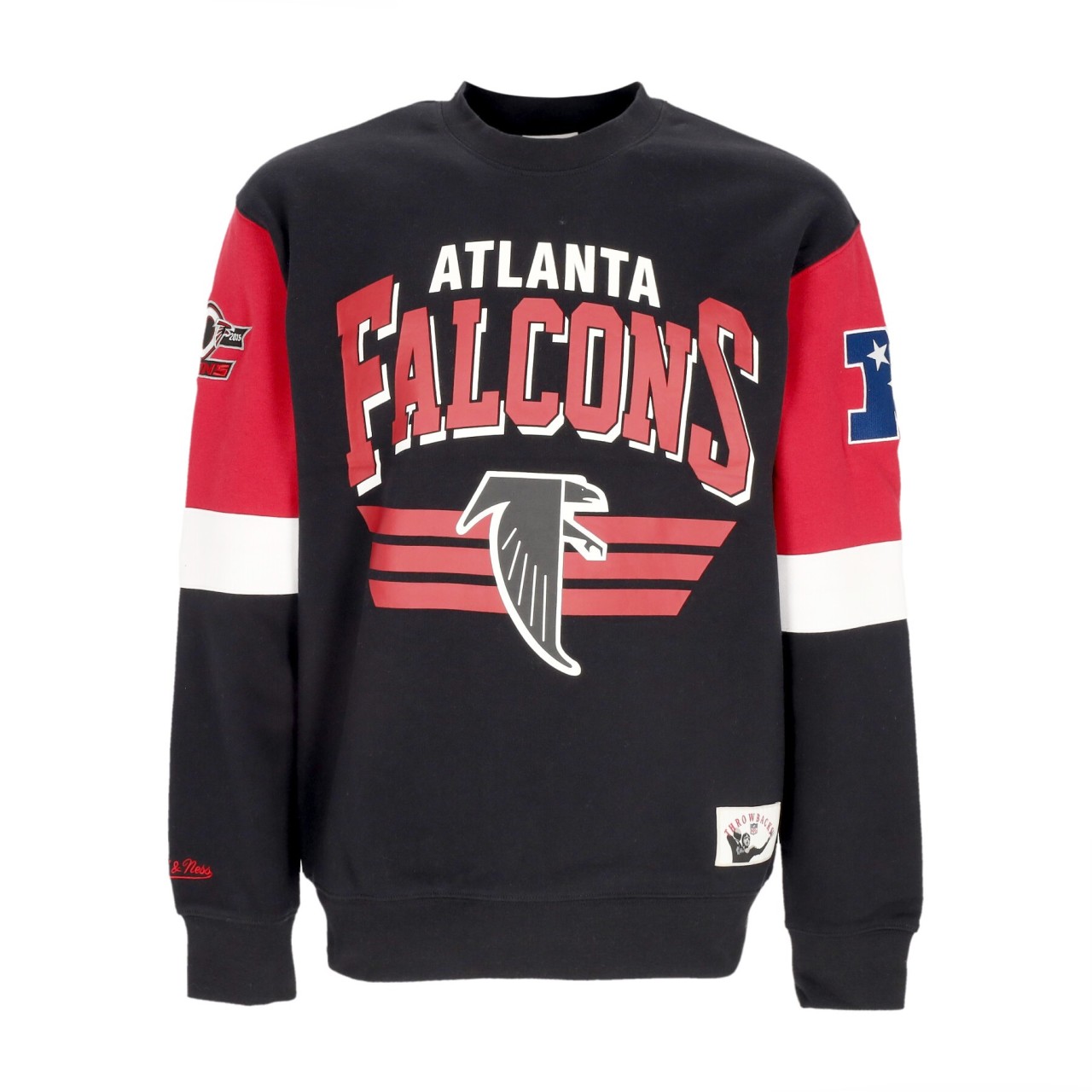 MITCHELL & NESS NFL ALL OVER CREW 3.0 ATLFAL FCPO5512-AFAYYPPPBLCK
