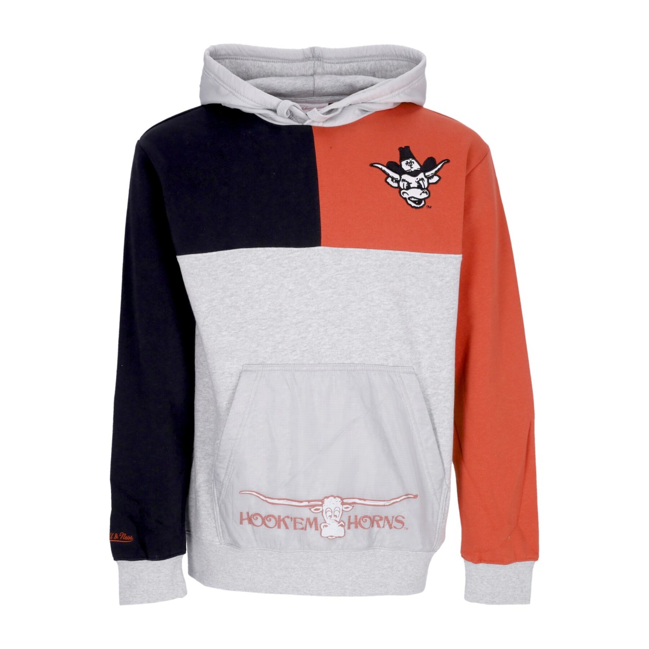 MITCHELL & NESS NCAA TIE BREAKER FLEECE HOODIE TEXLON FPHD4991-UTAYYPPPGHOR