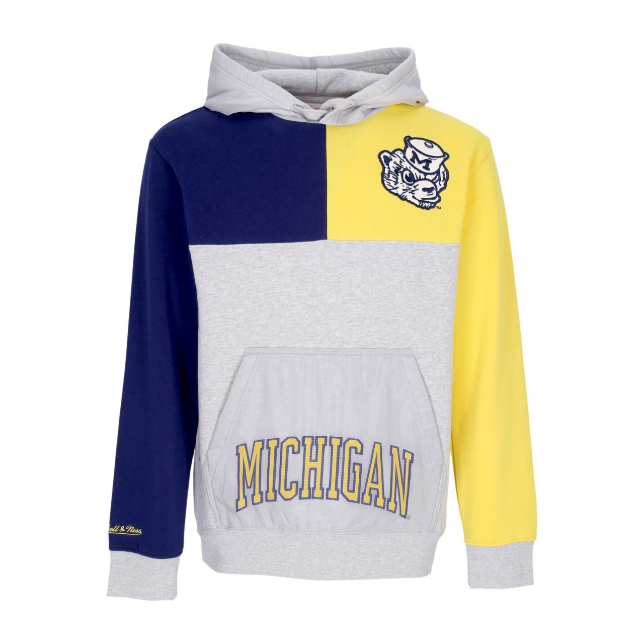 MITCHELL & NESS NCAA TIE BREAKER FLEECE HOODIE MICWOL FPHD4991-UMIYYPPPGHNY