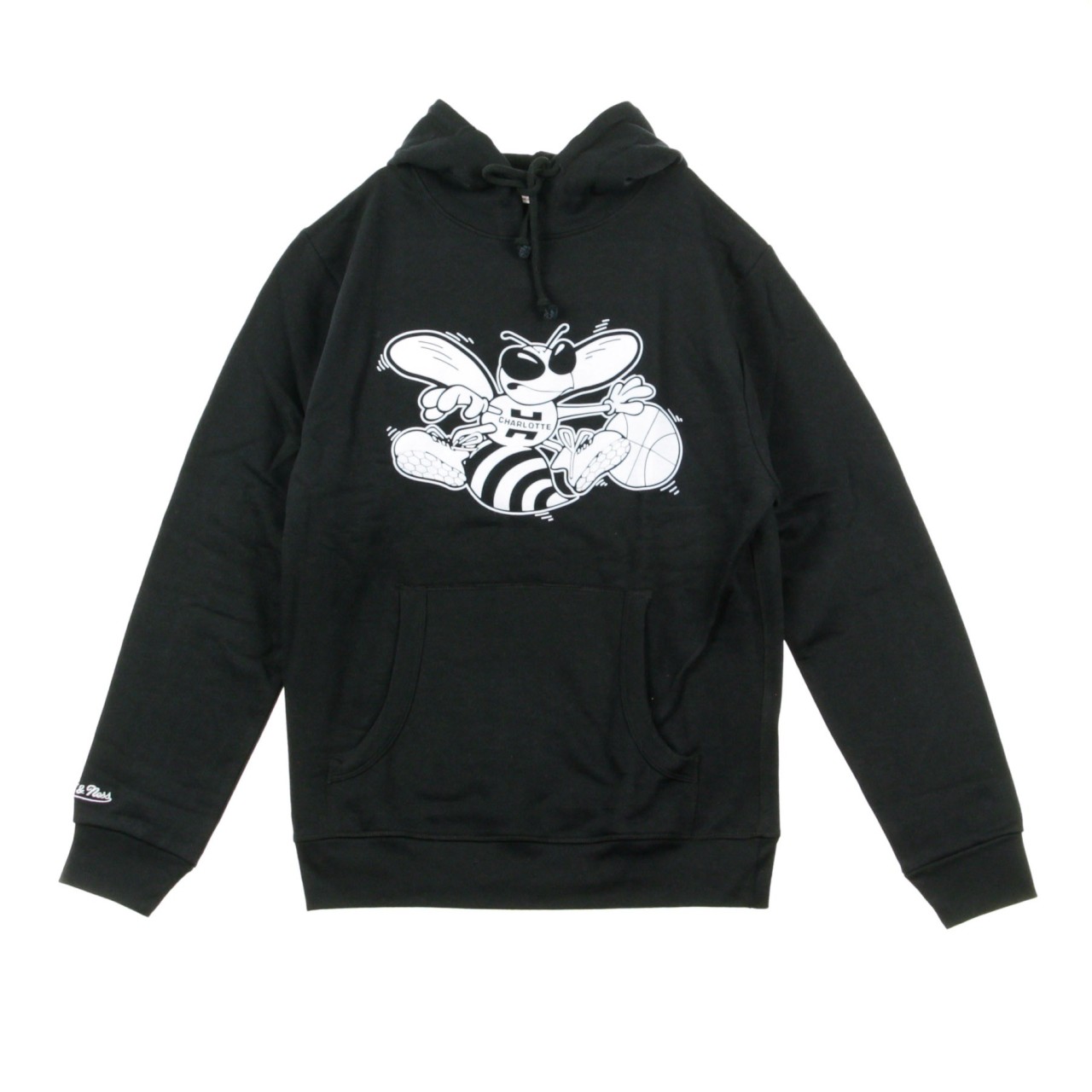 MITCHELL & NESS BLACK &amp; WHITE HOODY CHAHOR BMTRMM270F-CHOBLCK