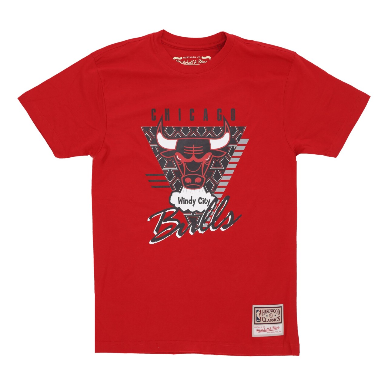 MITCHELL & NESS NBA FINAL SECONDS TEE HARDWOOD CLASSICS CHIBUL BMTRINTL1057-CBURED1