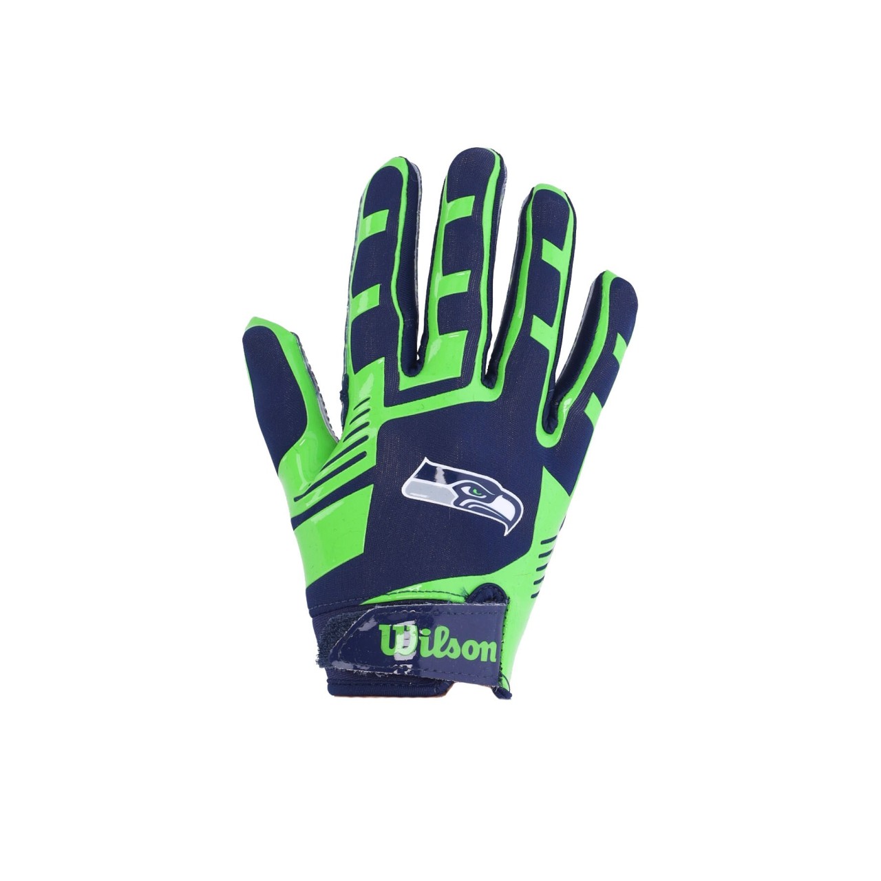 WILSON TEAM NFL YOUTH STRETCH FIT GLOVES SEASEA WTF9327SE