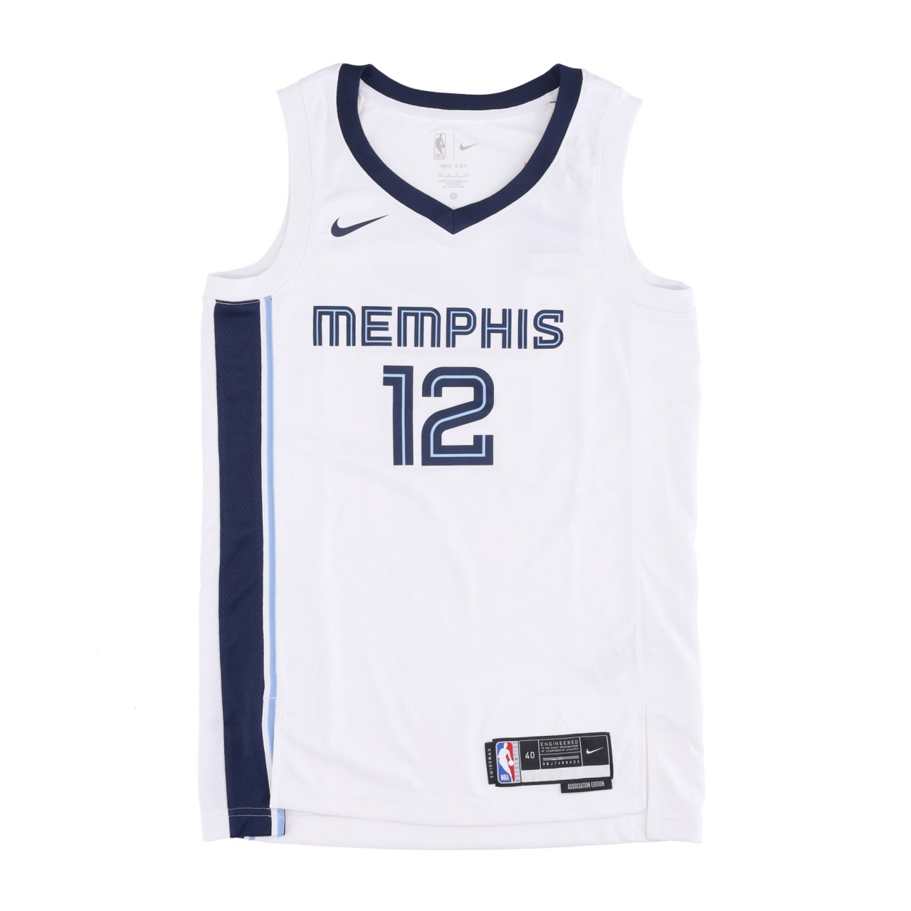 NIKE NBA NBA DRI-FIT SWINGMAN JERSEY ASSOCIATION EDITION 22 NO 12 JA MORANT MEMGRI DN2082-100:262