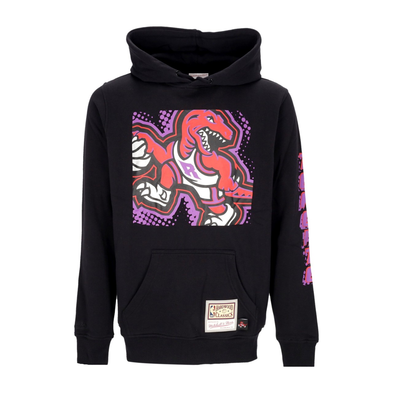 MITCHELL & NESS NBA BIG FACE 7.0 HOODIE TORRAP FPHD5901-TRAYYPPPBLCK