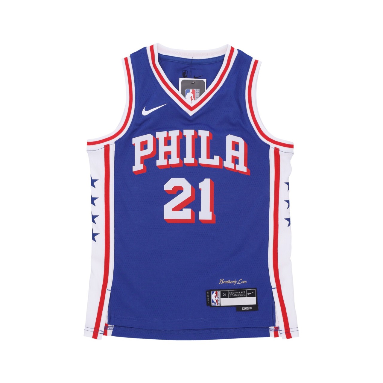 NIKE NBA NBA ICON EDITION SWINGMAN JERSEY NO 21 JOEL EMBIID PHI76E EZ2B7BX2P0076RJL