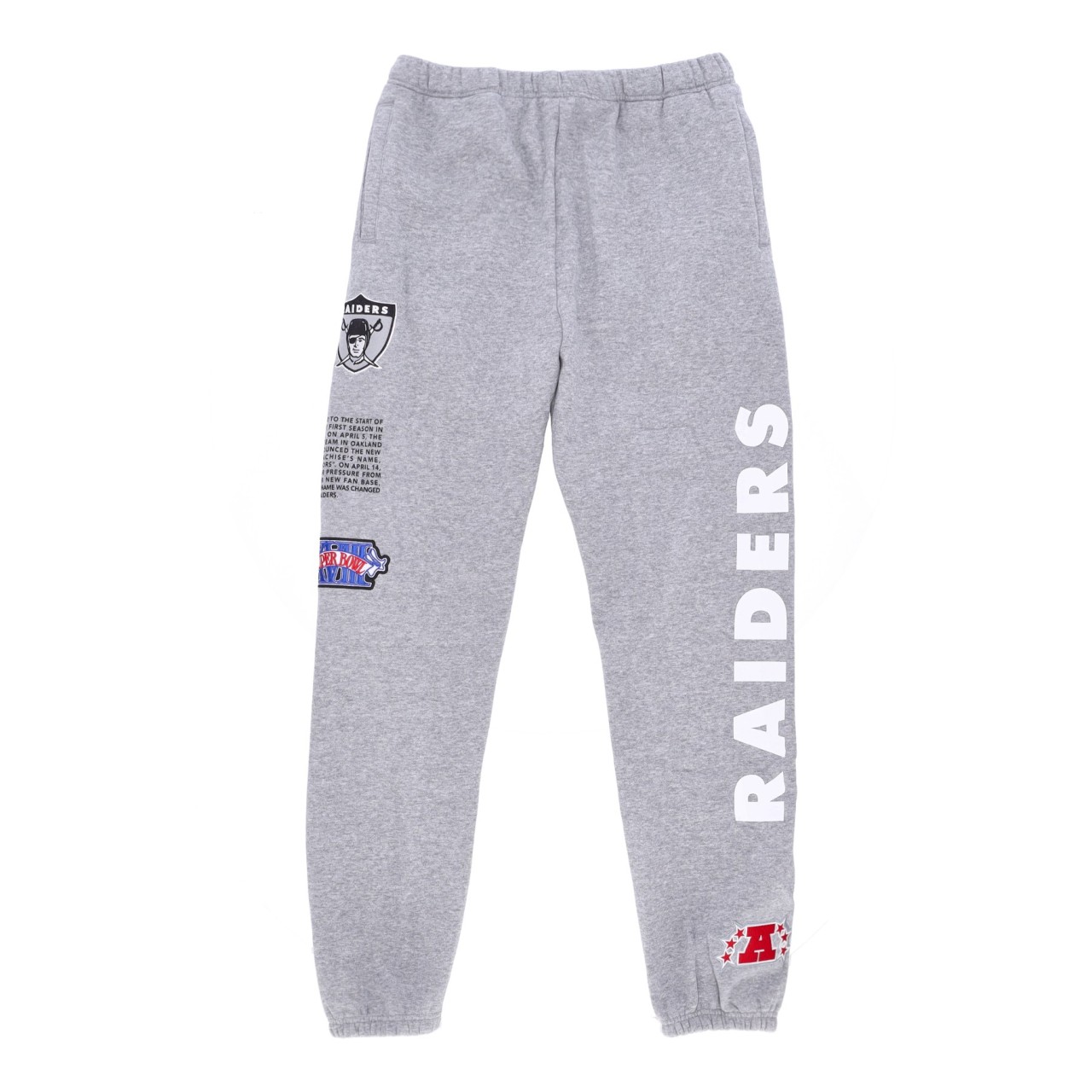 MITCHELL & NESS NFL TEAM ORIGINS FLEECE PANT OAKRAI PSWP4850-ORAYYPPPGYHT