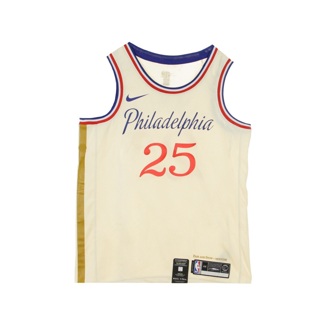 NIKE NBA NBA SWINGMAN JERSEY CITY EDITION NO 25 BEN SIMMONS PHI76E AV4664-281