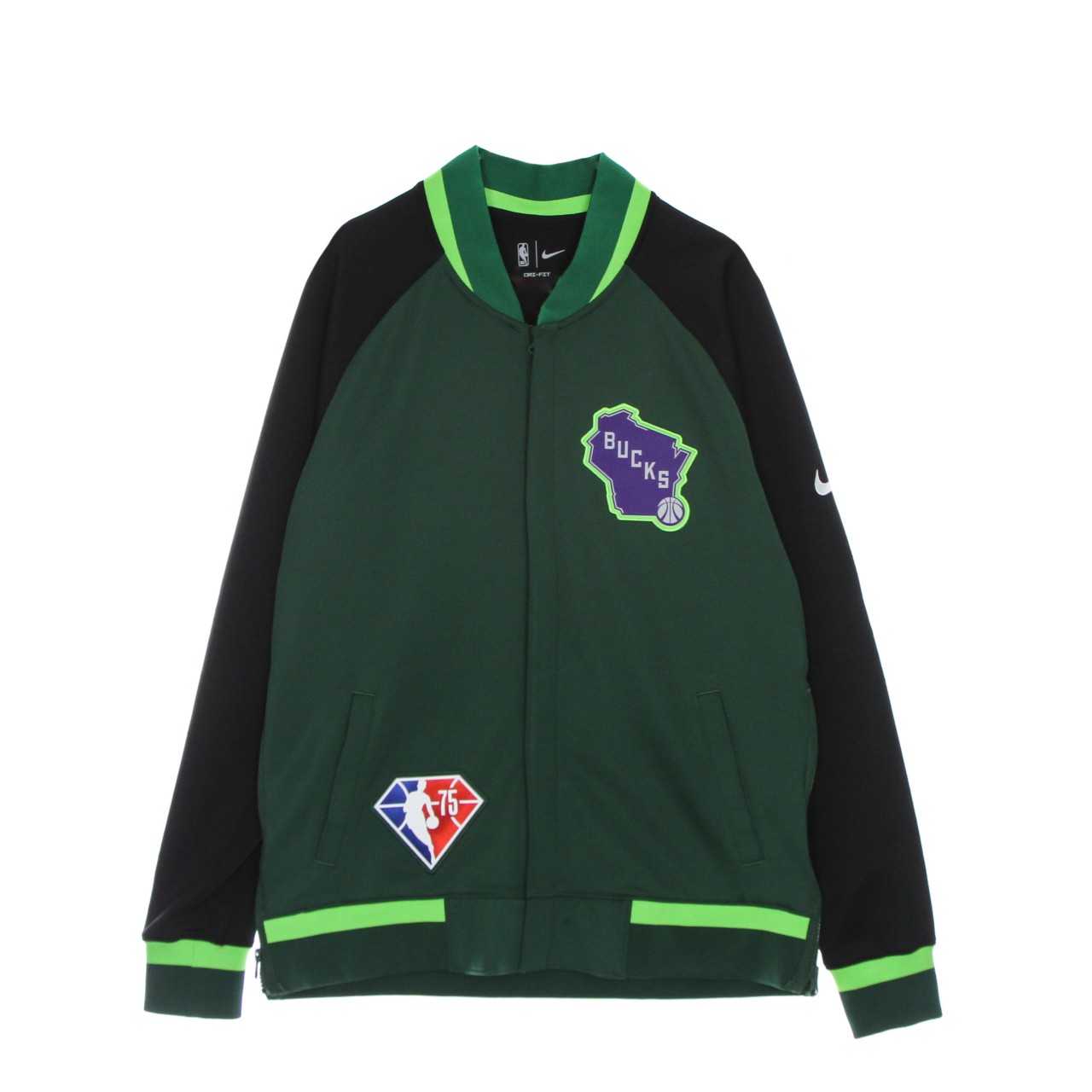 NIKE NBA NBA DRI FIT SHOWTIME L/S JACKET MILBUC DB2459