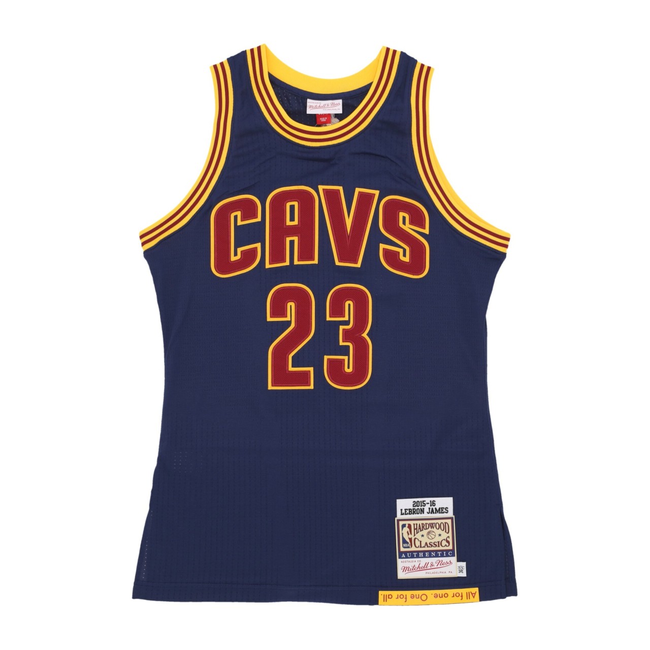 MITCHELL & NESS NBA DARK JERSEY 2015 NO 23 LEBRON JAMES CLECAV AJY47095-CCA15LJAASBL