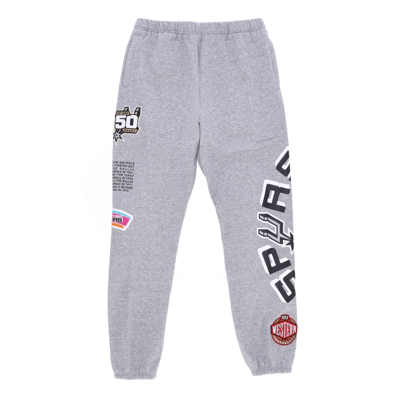 MITCHELL & NESS NBA TEAM ORIGINS FLEECE PANT HARDWOOD CLASSICS SAASPU PSWP4850-SASYYPPPGYHT