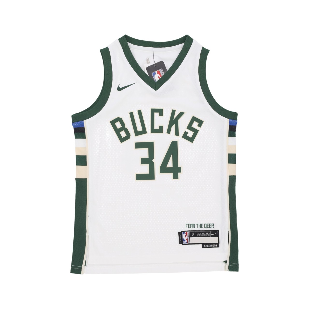 NIKE NBA NBA ASSOCIATION EDITION SWINGMAN JERSEY NO 34 GIANNIS ANTETOKOUNMPO MILBUC EZ2B7BX1P00BCKGA