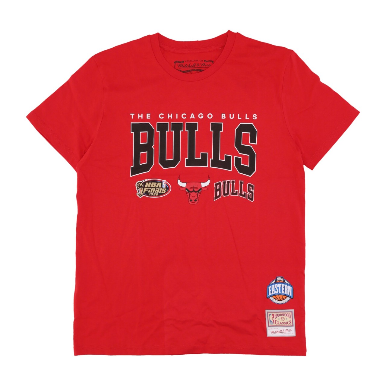 MITCHELL & NESS NBA HWC CHAMP STACK TEE CHIBUL BMTRINTL1262-CBURED1