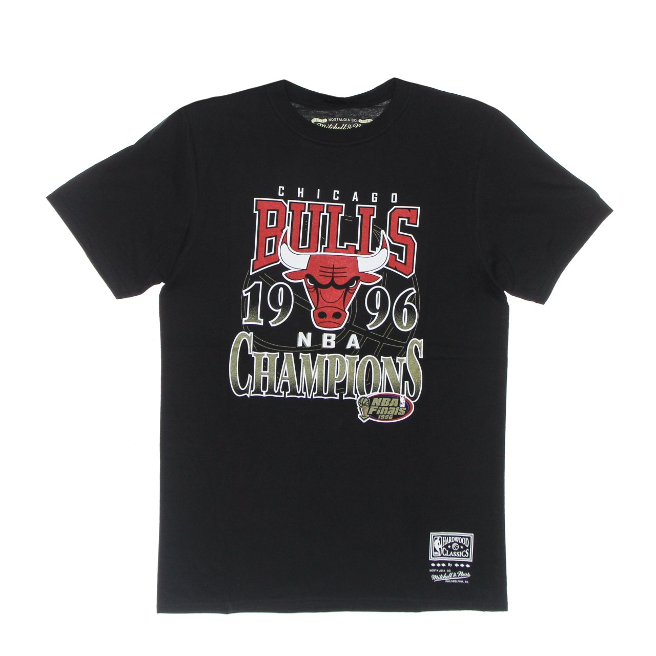 MITCHELL & NESS NBA LAST DANCE 96 CHAMPS TEE HARDWOOD CLASSICS CHIBUL TCRWINTL119-CBULDBLCK