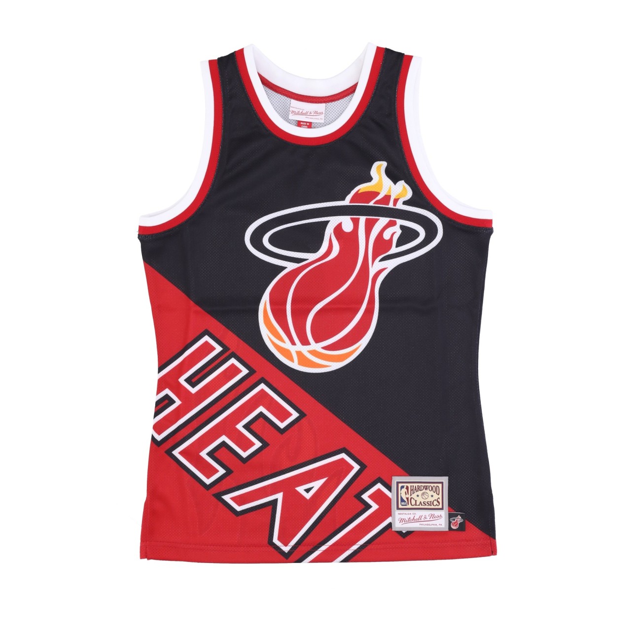 MITCHELL & NESS NBA BIG FACE FASHION TANK 5.0 HARDWOOD CLASSICS MIAHEA TMTK4350-MHEYYPPPBLCK