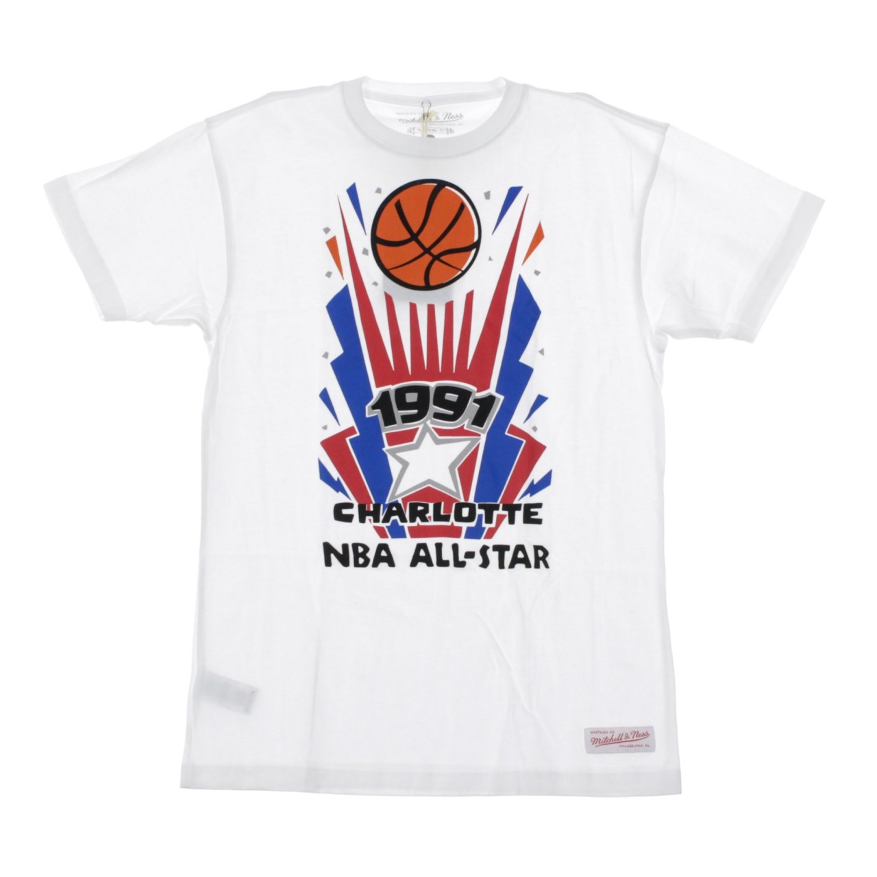 MITCHELL & NESS ALL STAR GAME STUB SHORT SLEEVE TEE BMTRMM18370-ASGWHIT