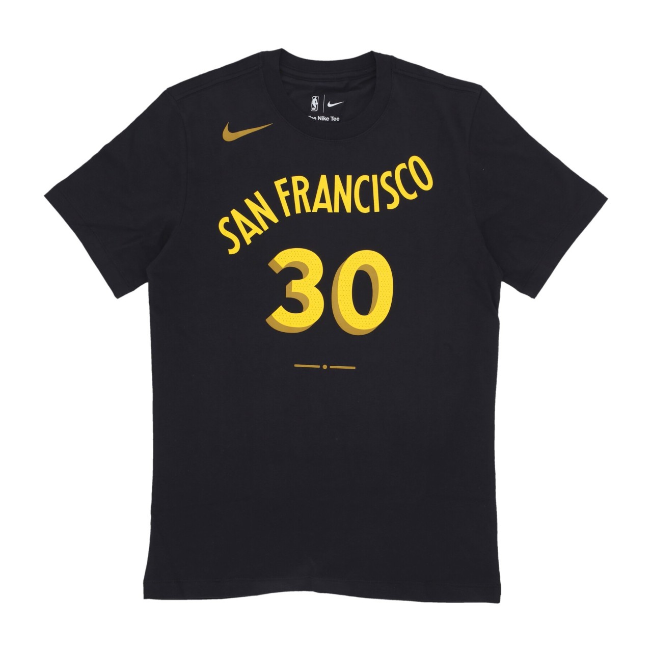 NIKE NBA NBA CITY EDITION ESSENTIAL TEE NO 30 STEPHEN CURRY GOLWAR FN1213-013