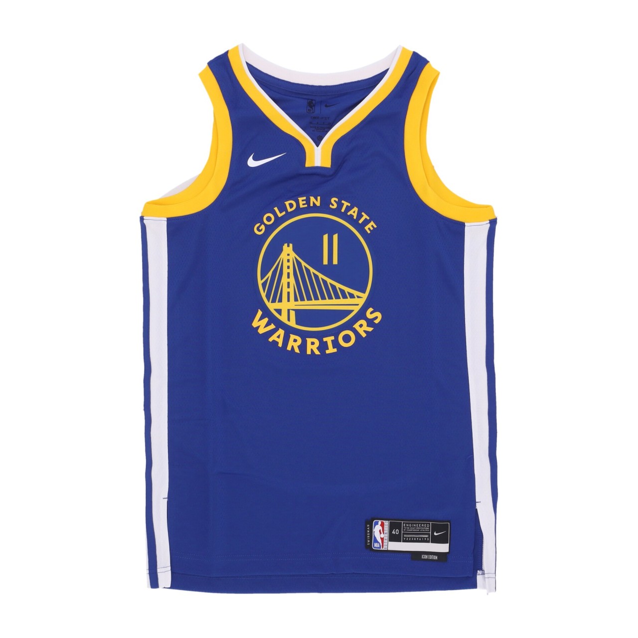 NIKE NBA NBA ICON EDITION 22 DRI-FIT SWINGMAN JERSEY NO 11 KLAY THOMPSON GOLWAR DN2005-402