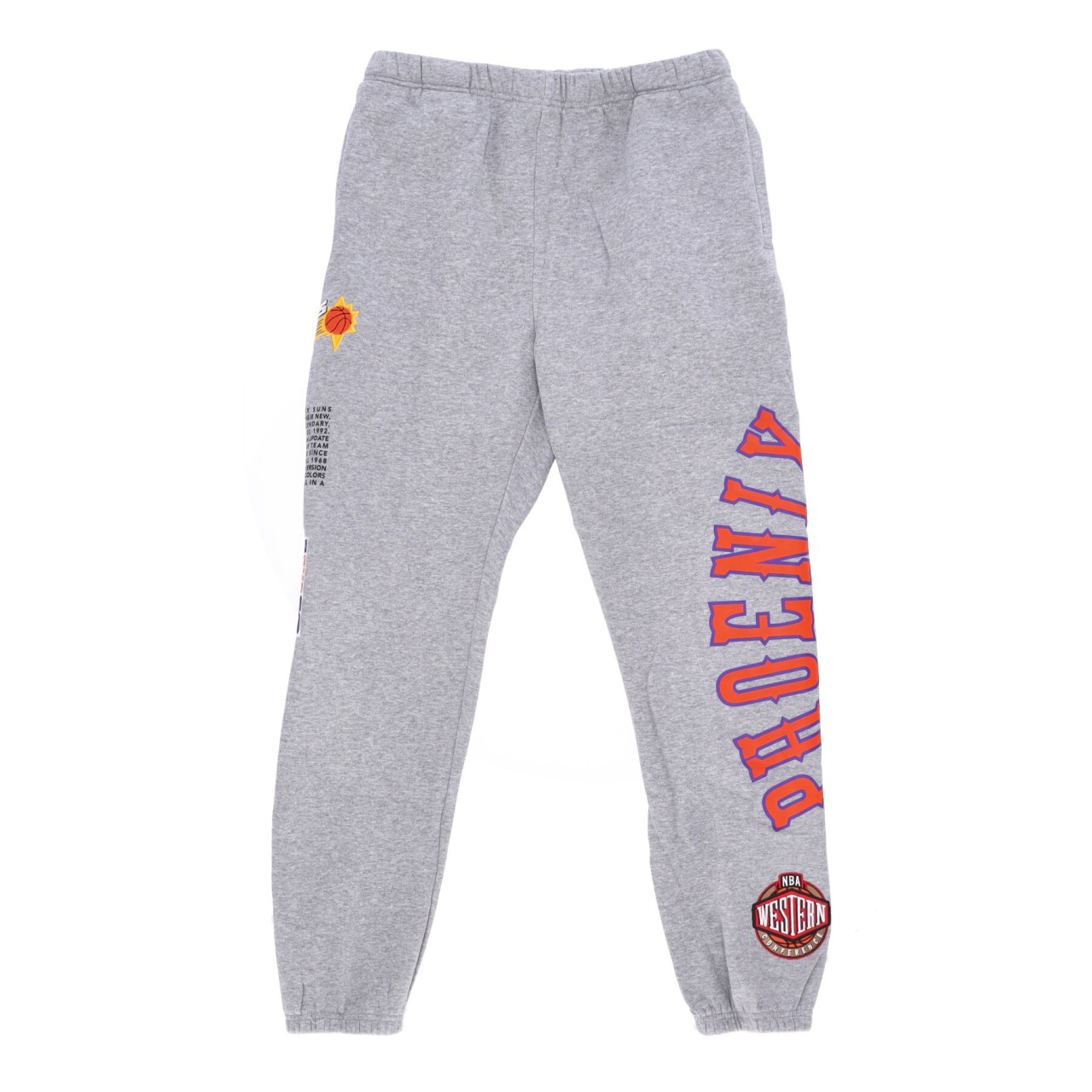 MITCHELL & NESS NBA TEAM ORIGINS FLEECE PANT HARDWOOD CLASSICS PHOSUN PSWP4850-PSUYYPPPGYHT