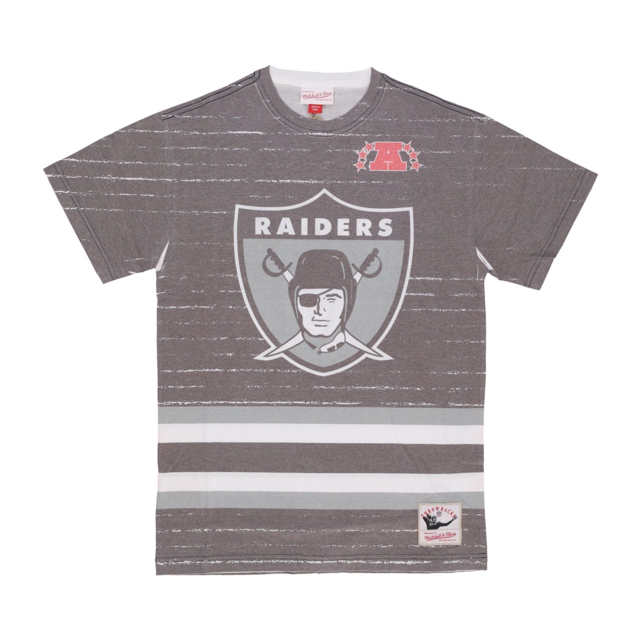 MITCHELL & NESS NFL JUMBOTRON 3.0 SUBLIMATED TEE OAKRAI TCRW5119-ORAYYPPPMTWH