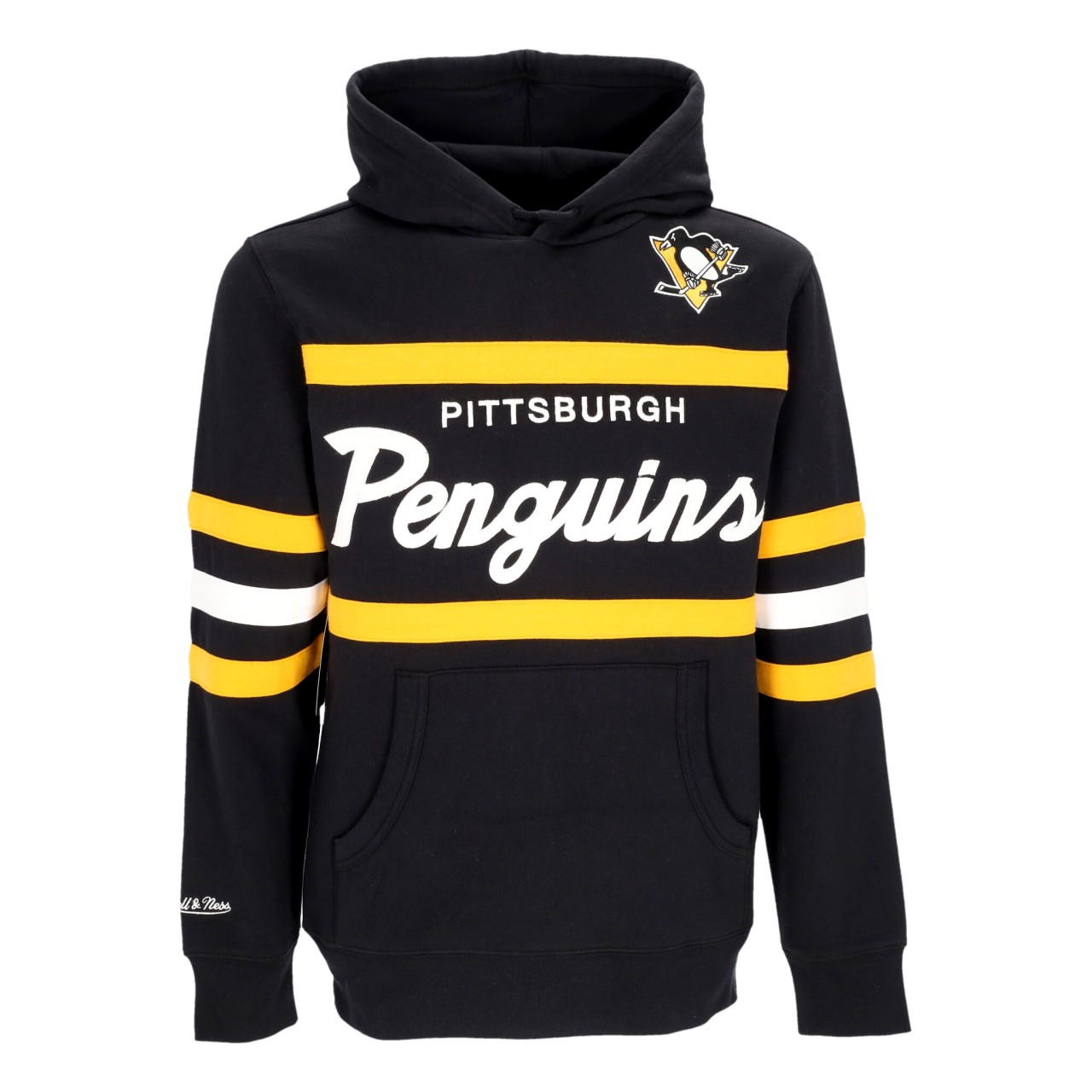 MITCHELL & NESS NHL HEAD COACH HOODIE PITPEN FPHD6293-PPEYYPPPBLCK