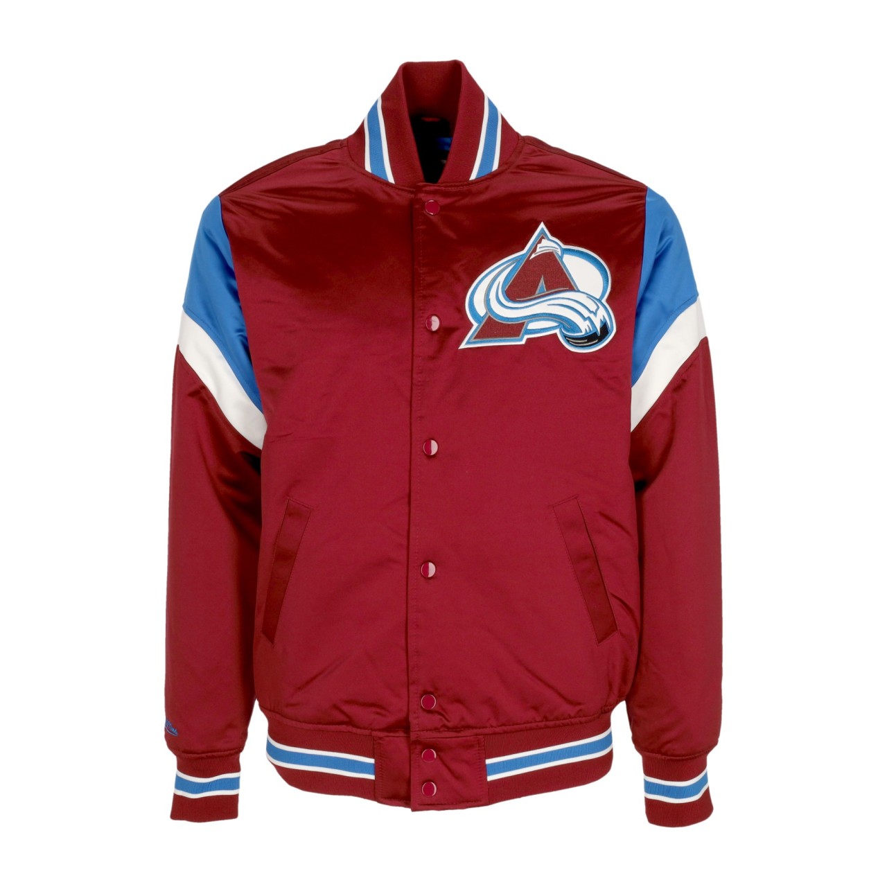 MITCHELL & NESS NHL HEAVYWEIGHT SATIN JACKET COLAVA OJBF5516-CAVYYPPPCARD