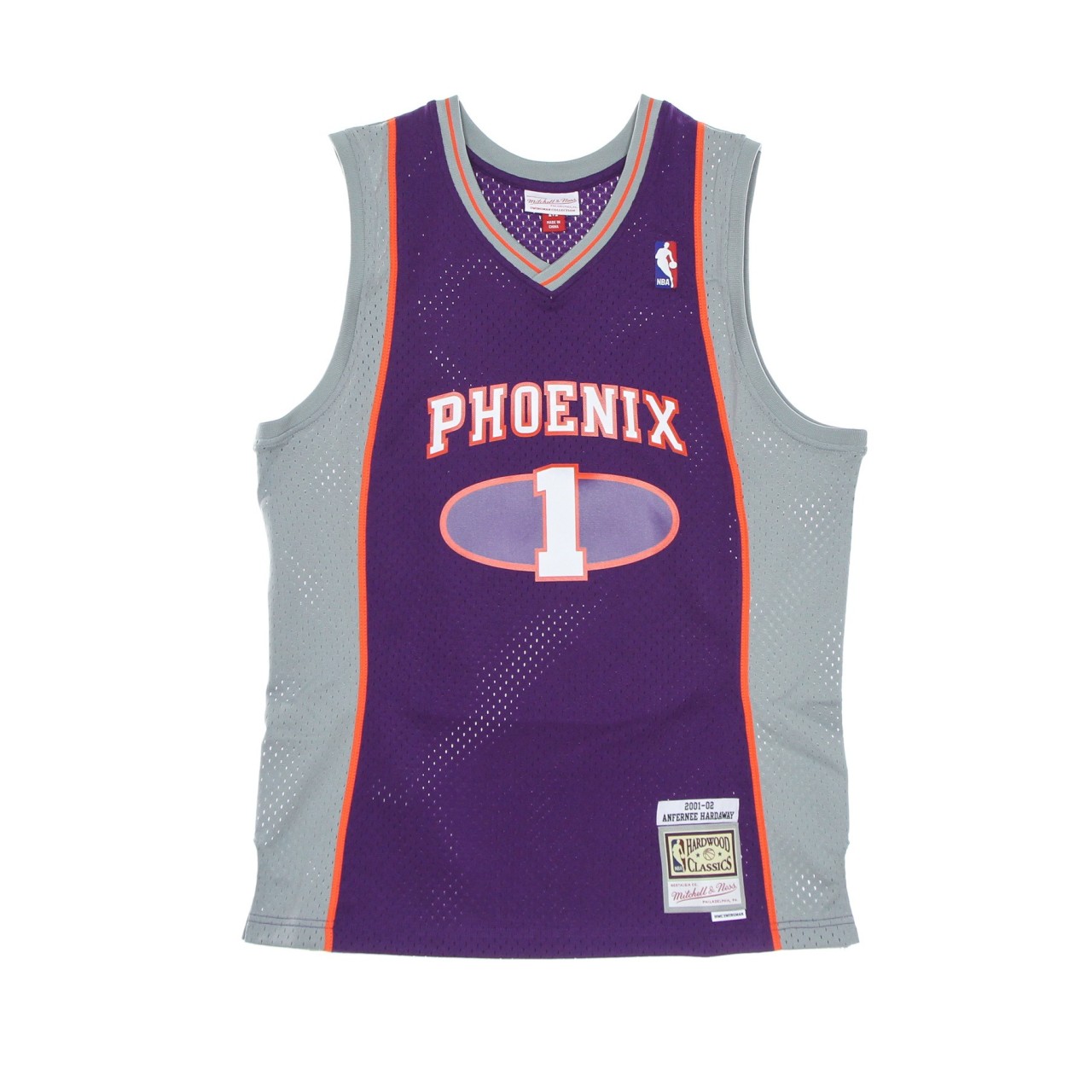 MITCHELL & NESS NBA SWINGMAN JERSEY HARDWOOD CLASSICS NO 1 PENNY HARDAWAY 2001-02 PHOSUN SMJYSB20011-PSUPURP01PHA