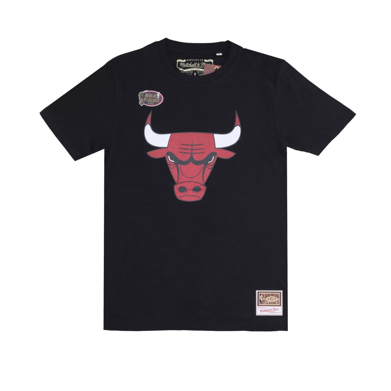 MITCHELL & NESS NBA TEAM LOGO TEE HARDWOOD CLASSICS CHIBUL BMTRINTL1051-CBUBLCK