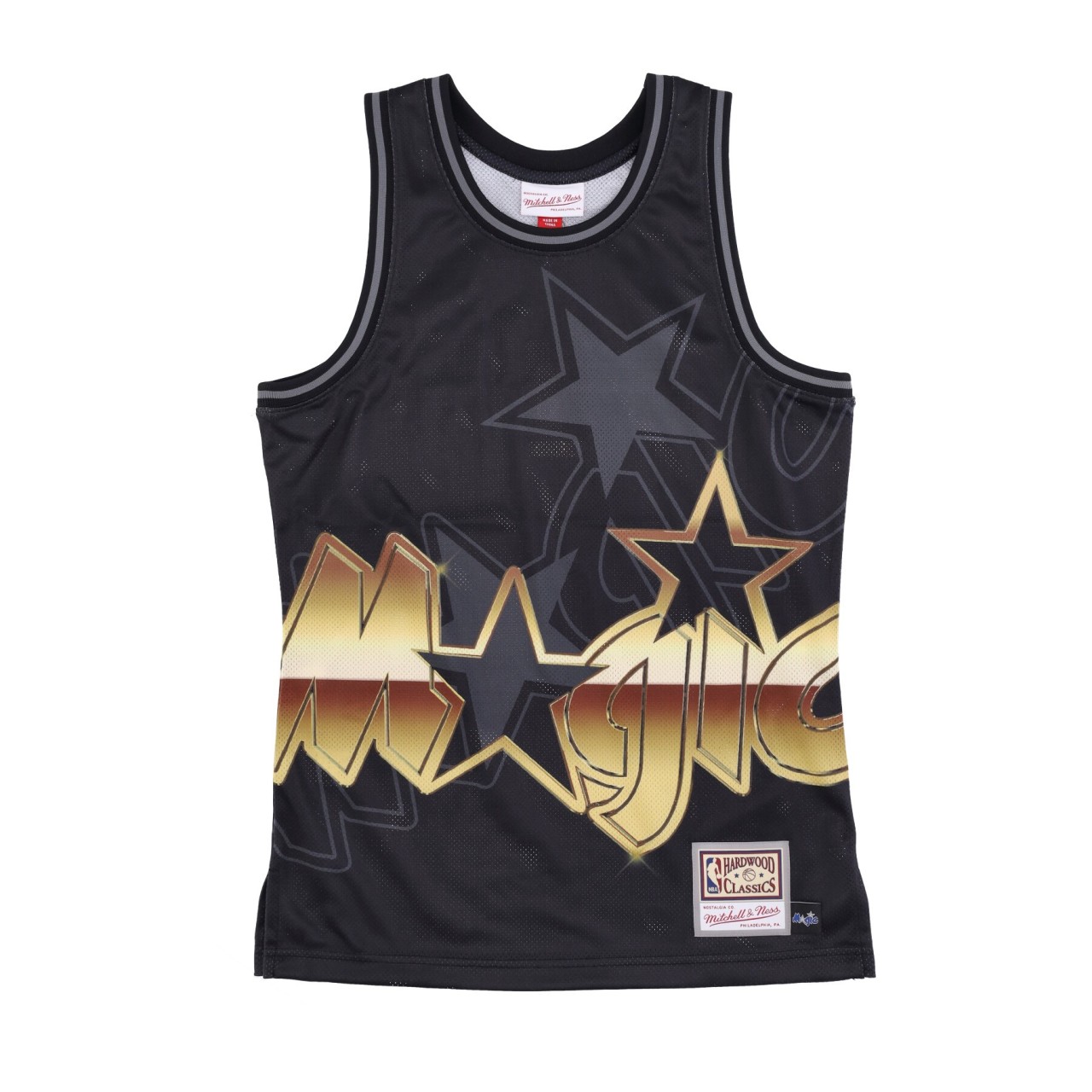 MITCHELL & NESS NBA BIG FACE 4.0 FASHION TANK HARDWOOD CLASSICS ORLMAG TMTK1258-OMAYYPPPBLCK