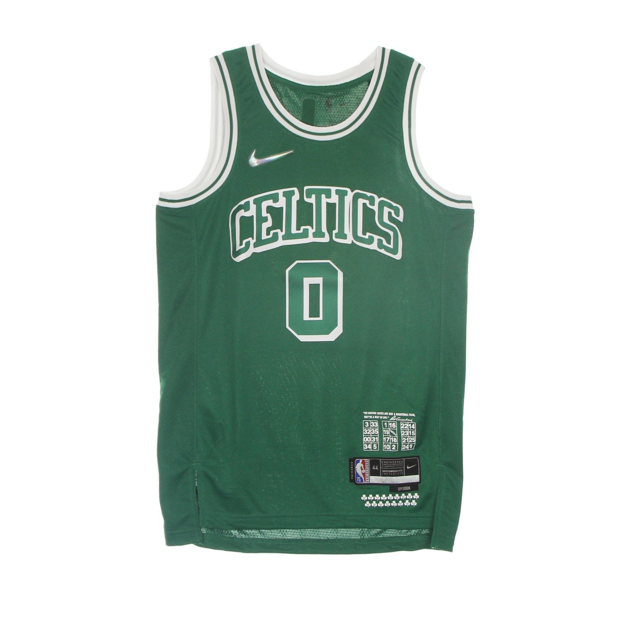 NIKE NBA NBA DRI FIT SWINGMAN JERSEY CITY EDITION 2021 NO 0 JAYSON TATUM BOSCEL DB4019-321