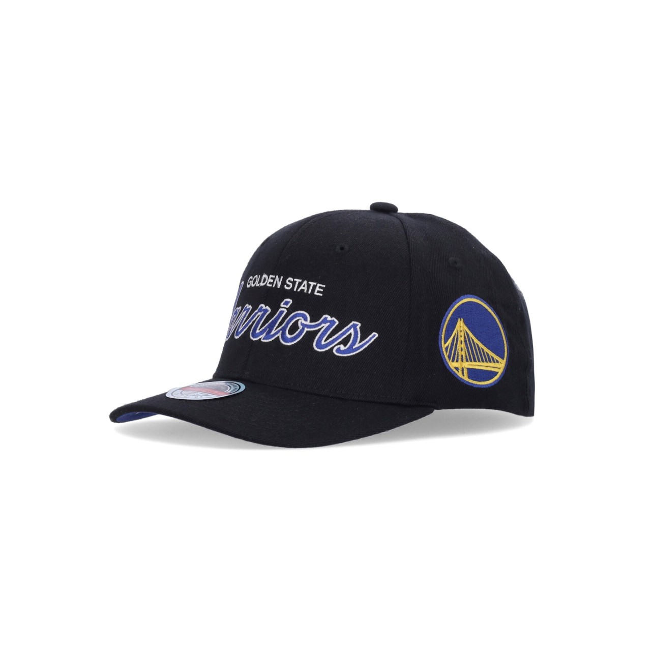 MITCHELL & NESS NBA TEAM SCRIPT 2.0 STRETCH SNAPBACK GOLWAR HHSS3281-GSWYYPPPBLCK