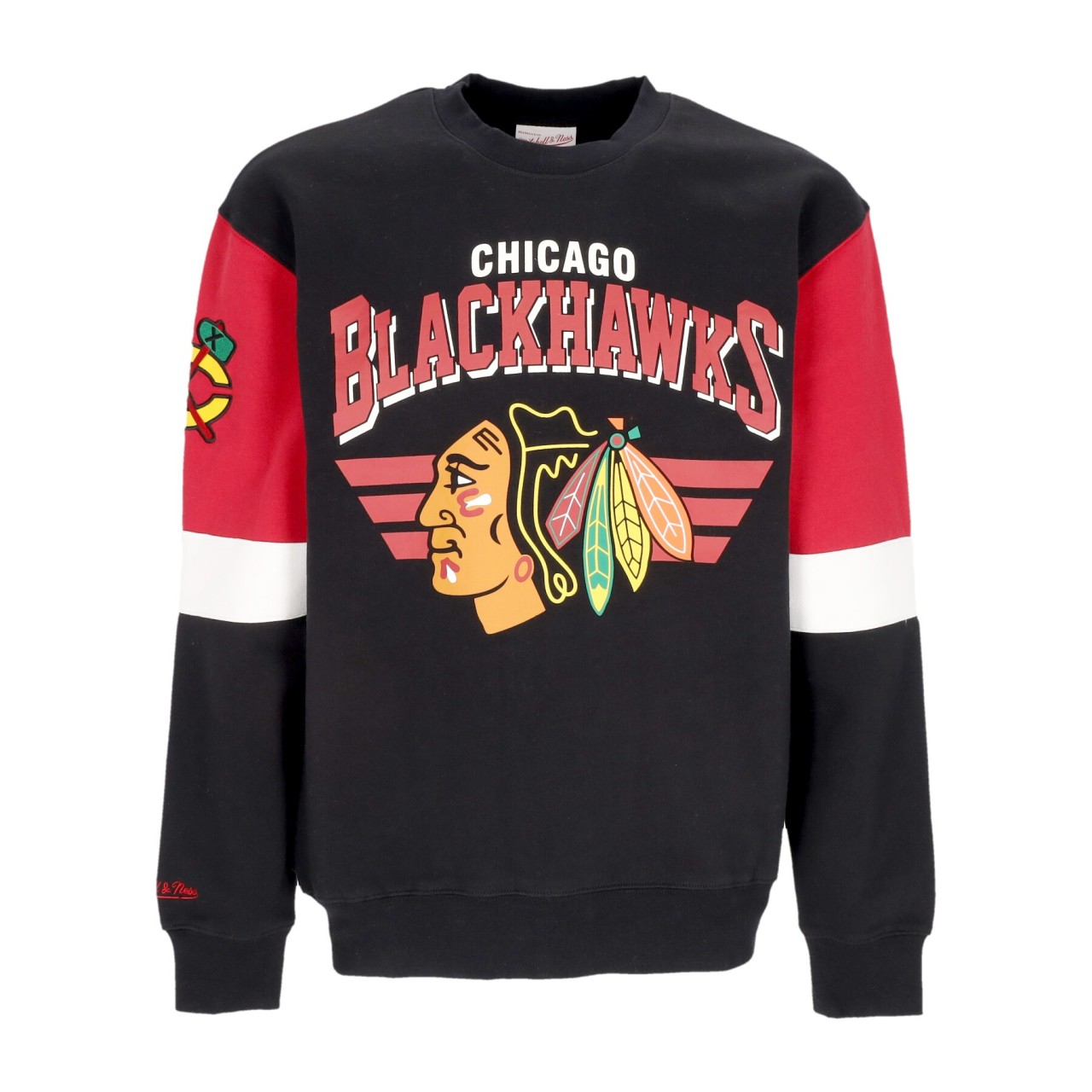 MITCHELL & NESS NHL ALL OVER CREW 3.0 CHIBLA FCPO5512-CBHYYPPPBLCK