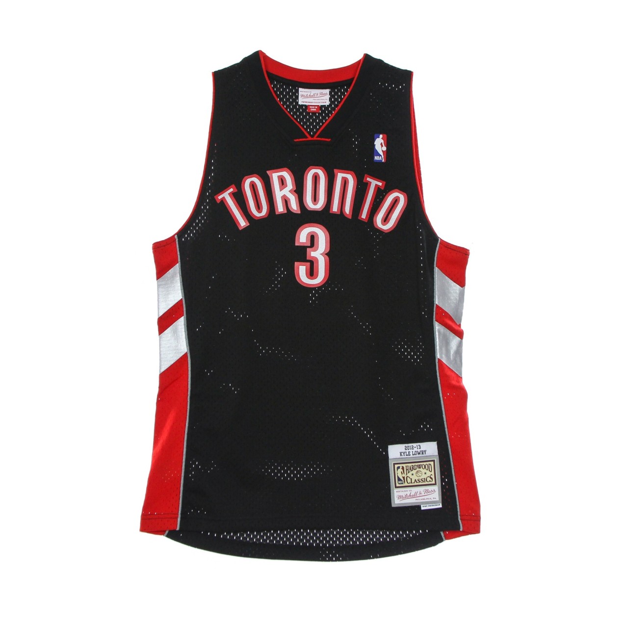 MITCHELL & NESS NBA SWINGMAN JERSEY HARDWOOD CLASSICS NO 3 2012-13 KYLE LOWRY TORRAP SMJYGS20045-TRABLCK12KLO