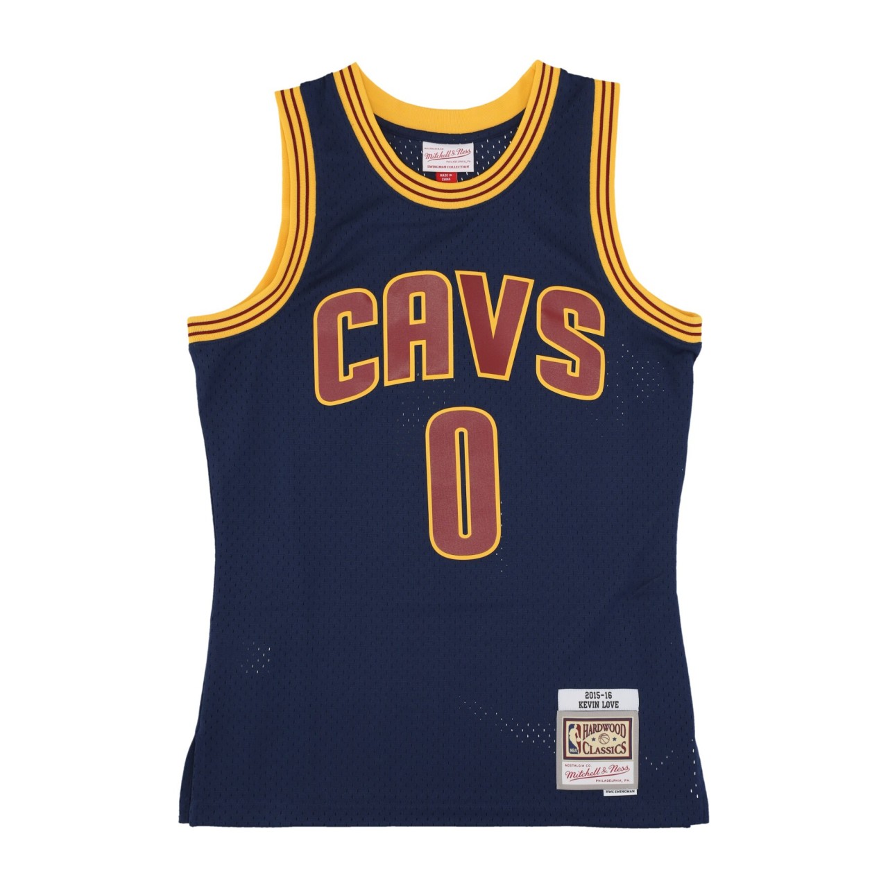 MITCHELL & NESS NBA AUTHENTIC JERSEY 2015 NO 0 KEVIN LOVE CLECAV SMJY5703-CCA15KLVNAVY