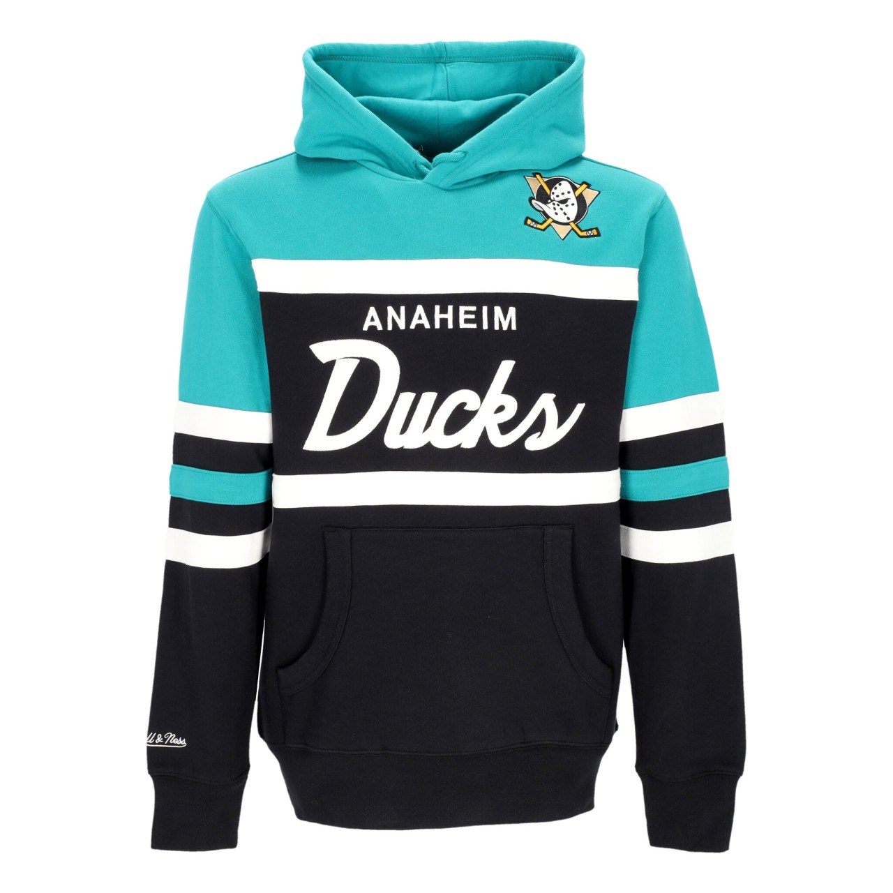 MITCHELL & NESS NHL HEAD COACH HOODIE ANADUC FPHD6293-ADUYYPPPBKTL