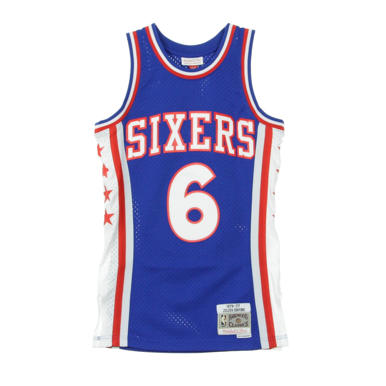 MITCHELL & NESS NBA SWINGMAN JERSEY JULIUS ERVING NO.6 1976-77 PHI76E ROAD MN-NBA-353J-3B1-FGYA4V