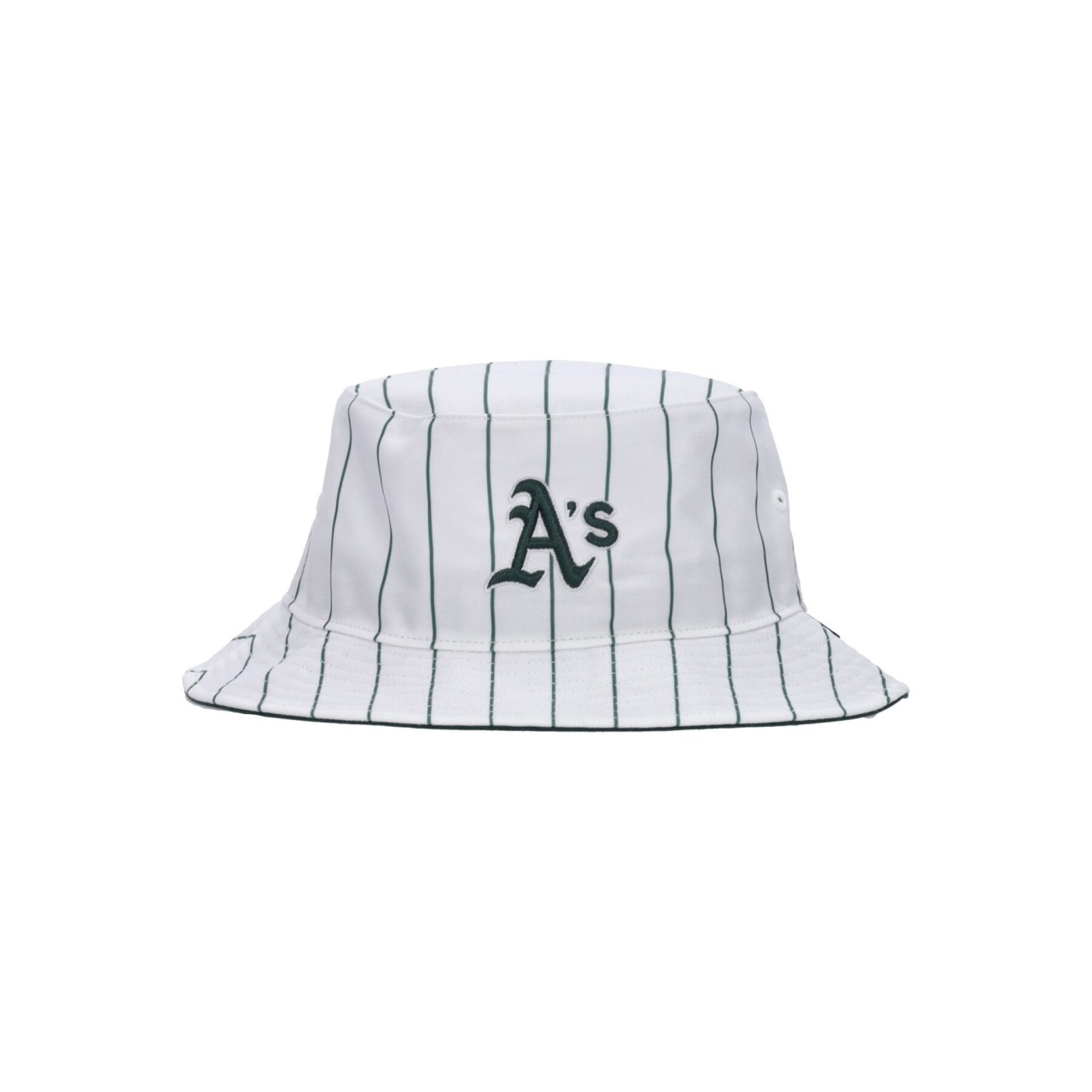 47 BRAND MLB PINSTRIPED BUCKET OAKATH B-PINSD18PTF-DG