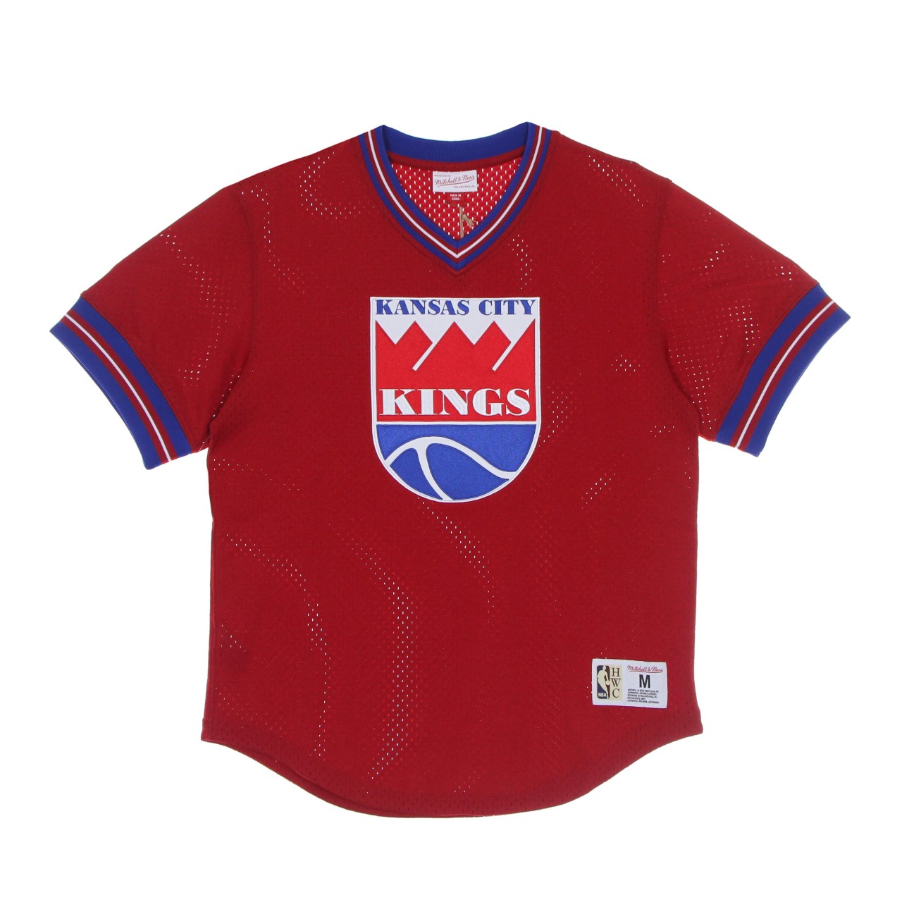 MITCHELL & NESS NBA UNBEATEN MESH V NECK HARDWOOD CLASSICS KANKIN TMVN1036-KCKYYPPPSCAR