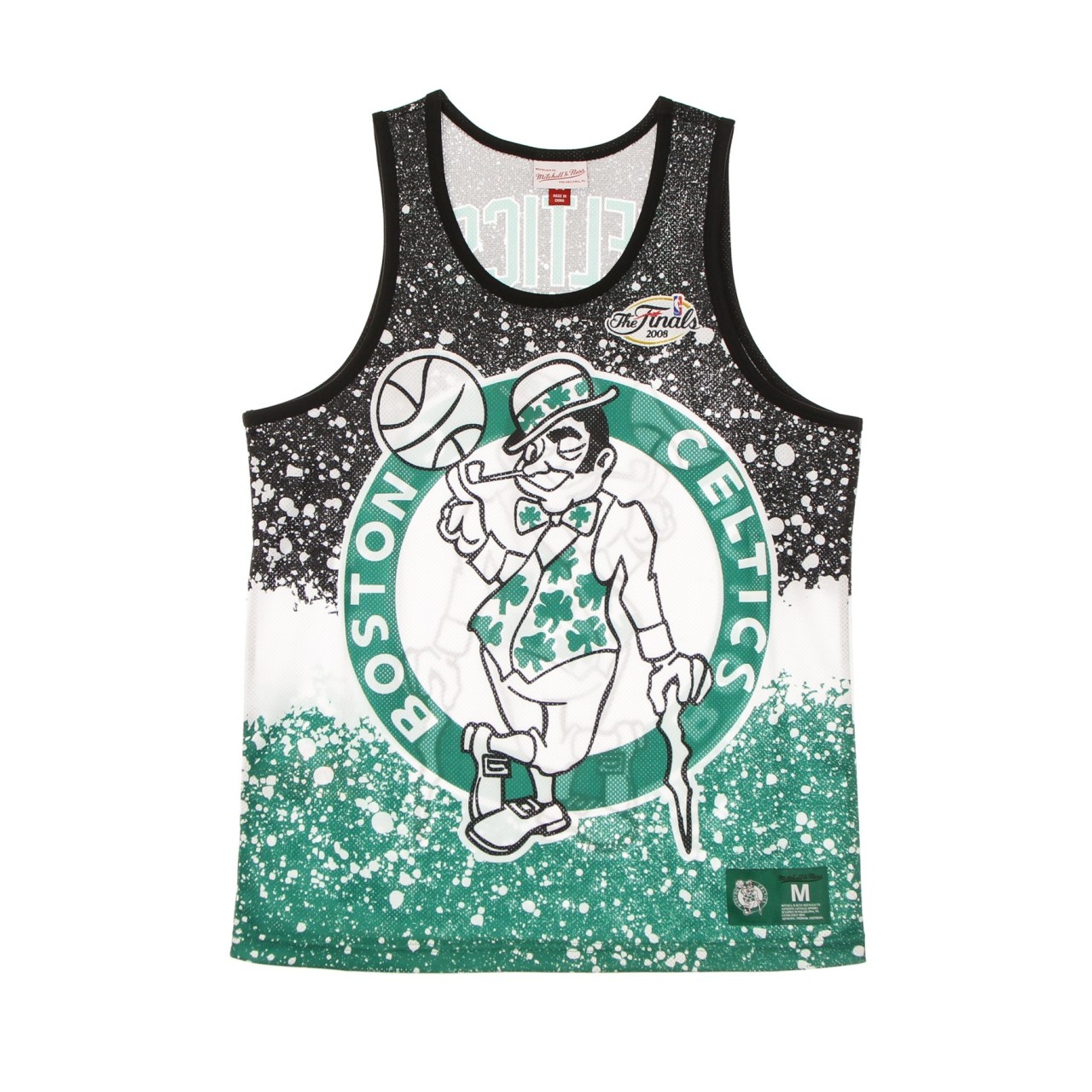 MITCHELL & NESS NBA JUMBOTRON SUBLIMATED MESH TANK HARDWOOD CLASSICS BOSCEL MSTKAJ19070-BCEKYGN