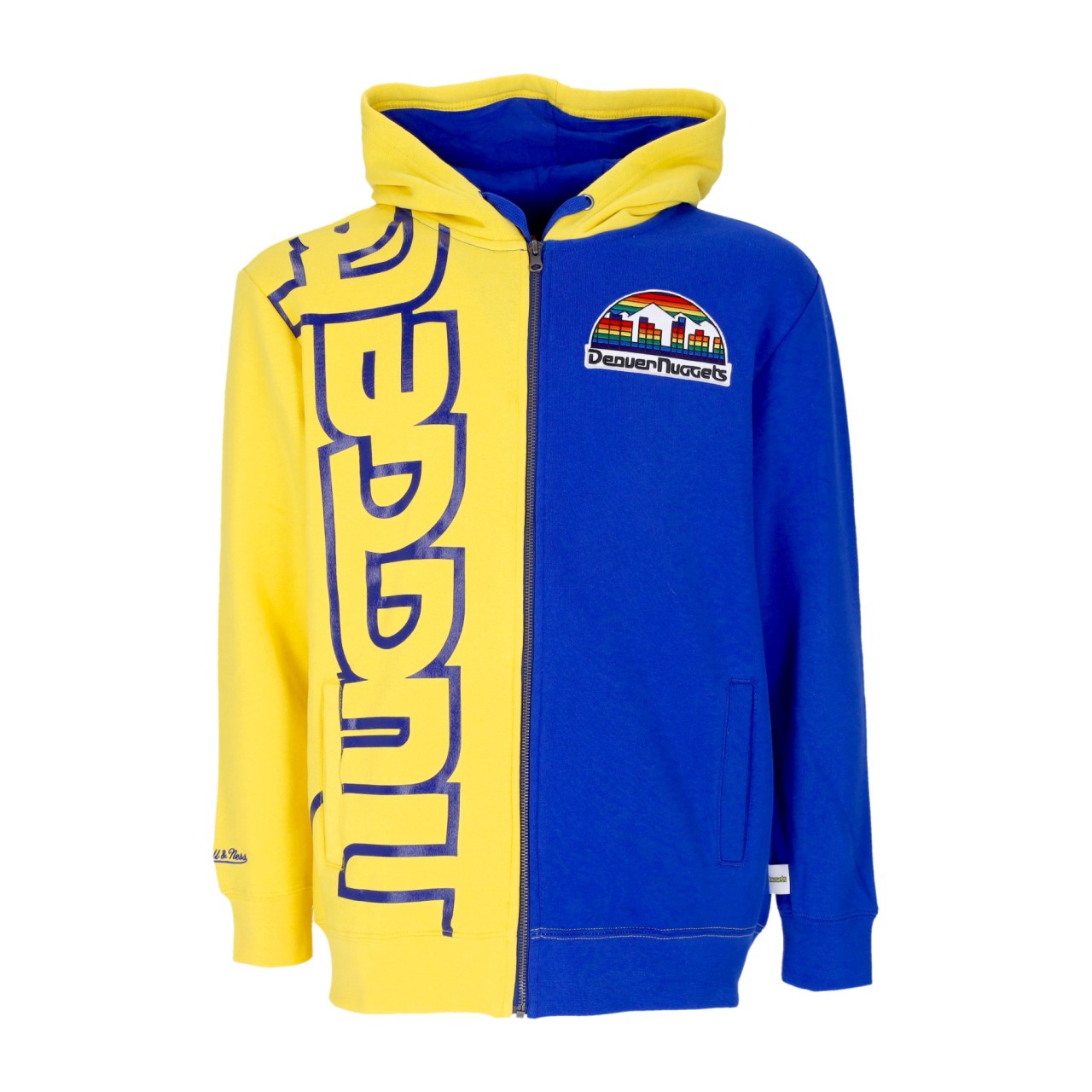 MITCHELL & NESS NBA FULL ZIP FLEECE 2.0 HARDWOOD CLASSICS DENNUG FPZP3422-DNUYYPPPYWRY