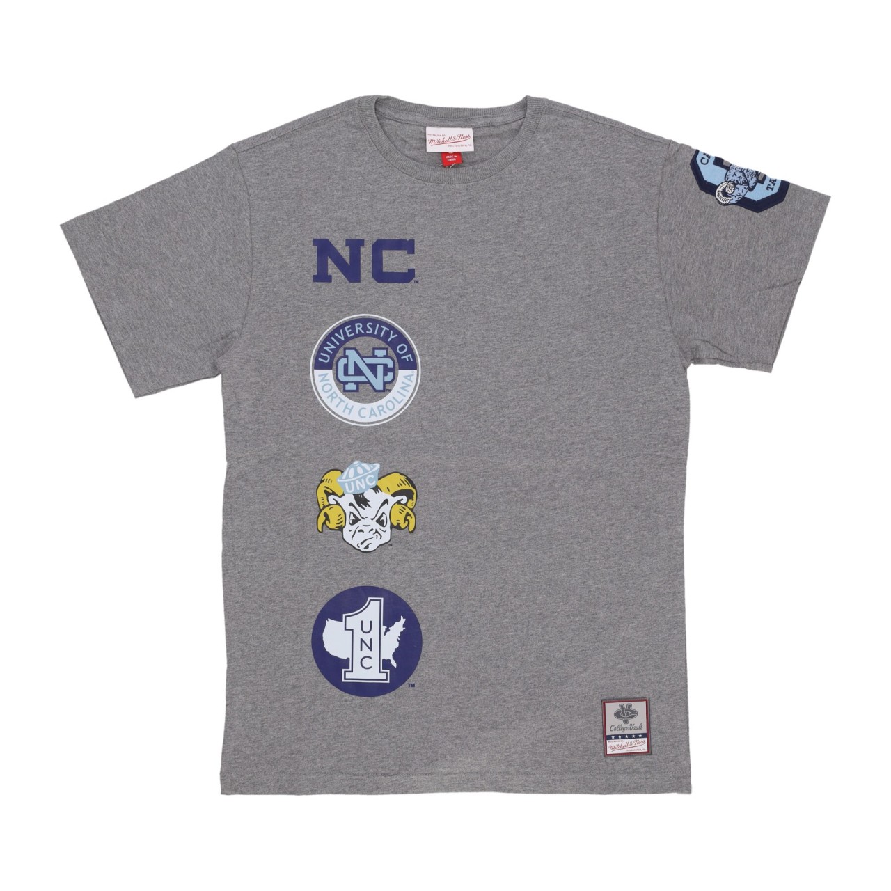 MITCHELL & NESS NCAA HOMETOWN TEE UNCHEE TCRW4989-UNCYYPPPGYHT