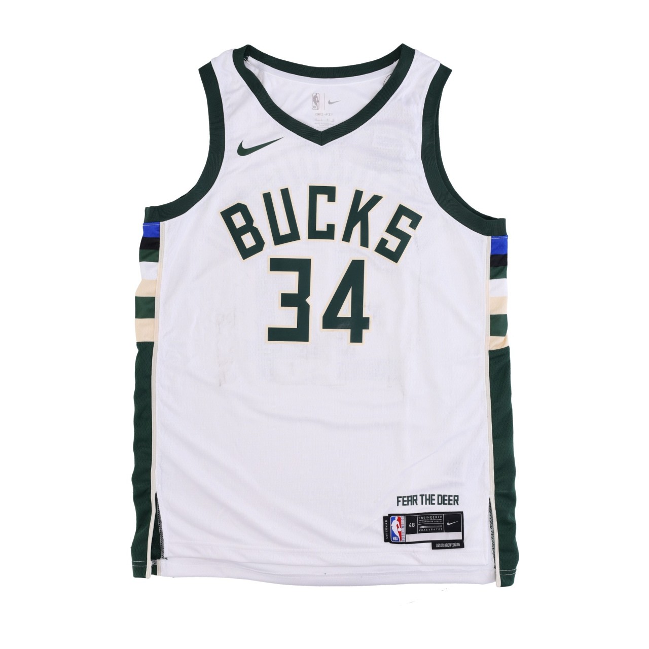 NIKE NBA NBA DRI FIT SWINGMAN JERSEY NO 34 GIANNIS ANTETOKOUNMPO MILBUC DN2084-100