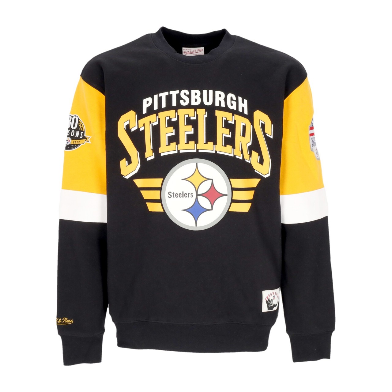 MITCHELL & NESS NFL ALL OVER CREW 3.0 PITSTE FCPO5512-PSTYYPPPBLCK