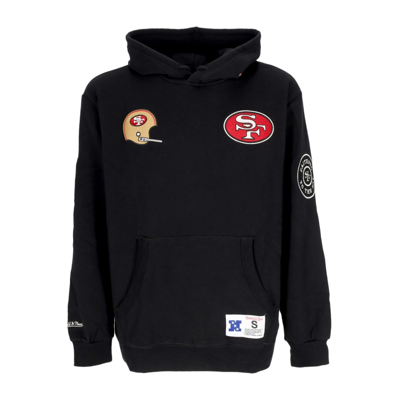 MITCHELL & NESS NFL HOMETOWN FLEECE HOODIE SAF49E FPHD4987-SF4YYPPPBLCK