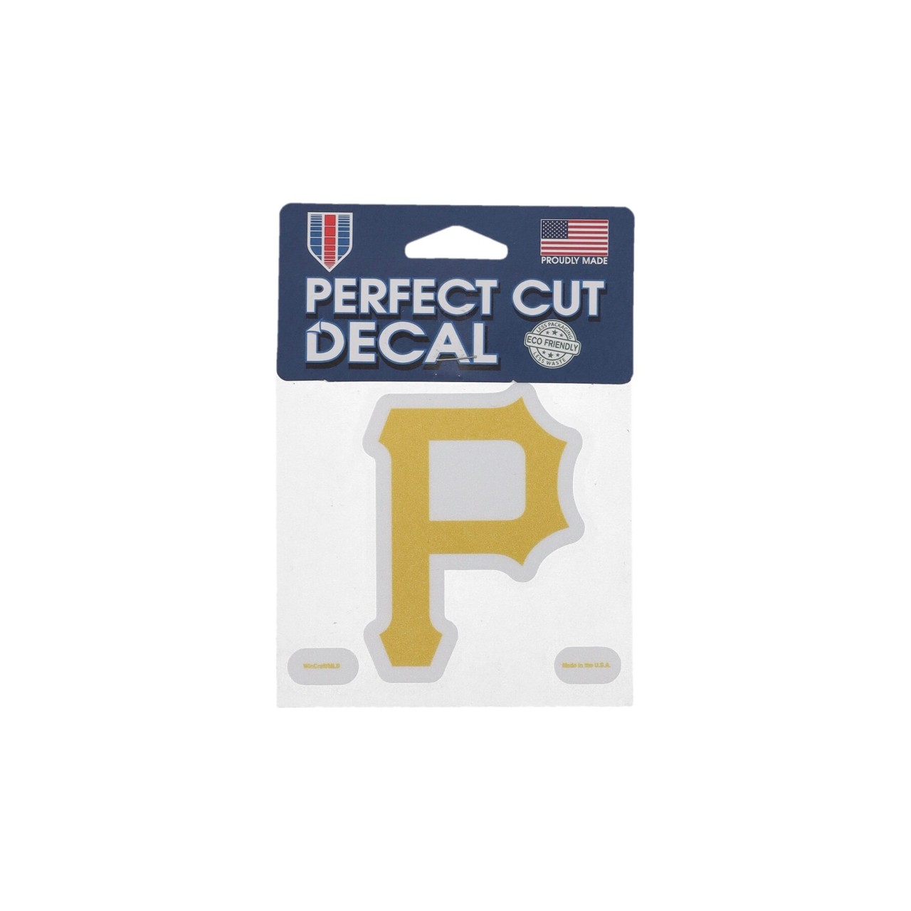 WINCRAFT MLB 4 x 4” PERFECT CUT DECAL PITPIR 93912010