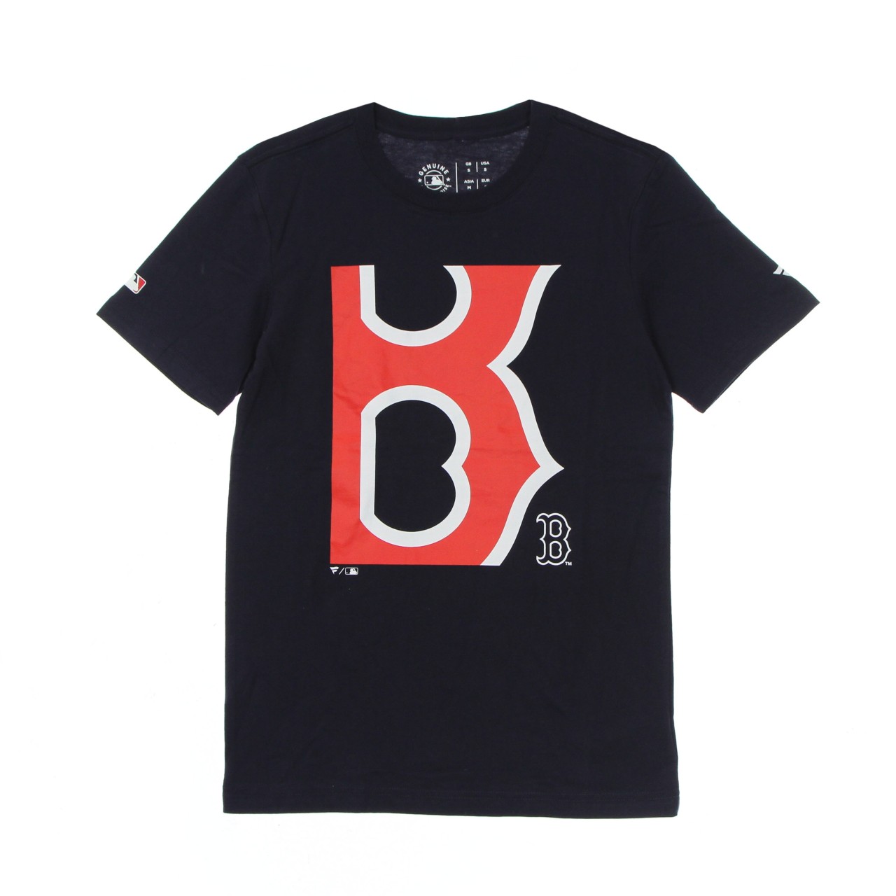 FANATICS BRANDED MLB REVEAL GRAPHIC TEE BOSRED 1108MNVYREVBRS