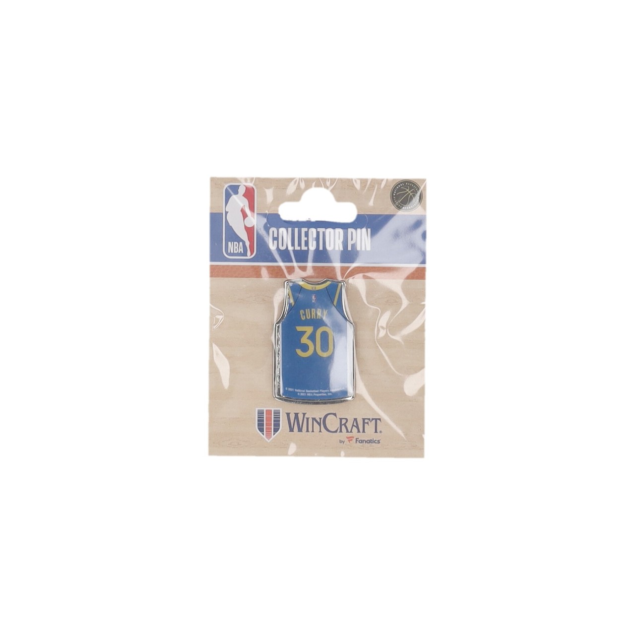 WINCRAFT NBA COLLECTOR PIN NO 30 STEPHEN CURRY GOLWAR 44196321