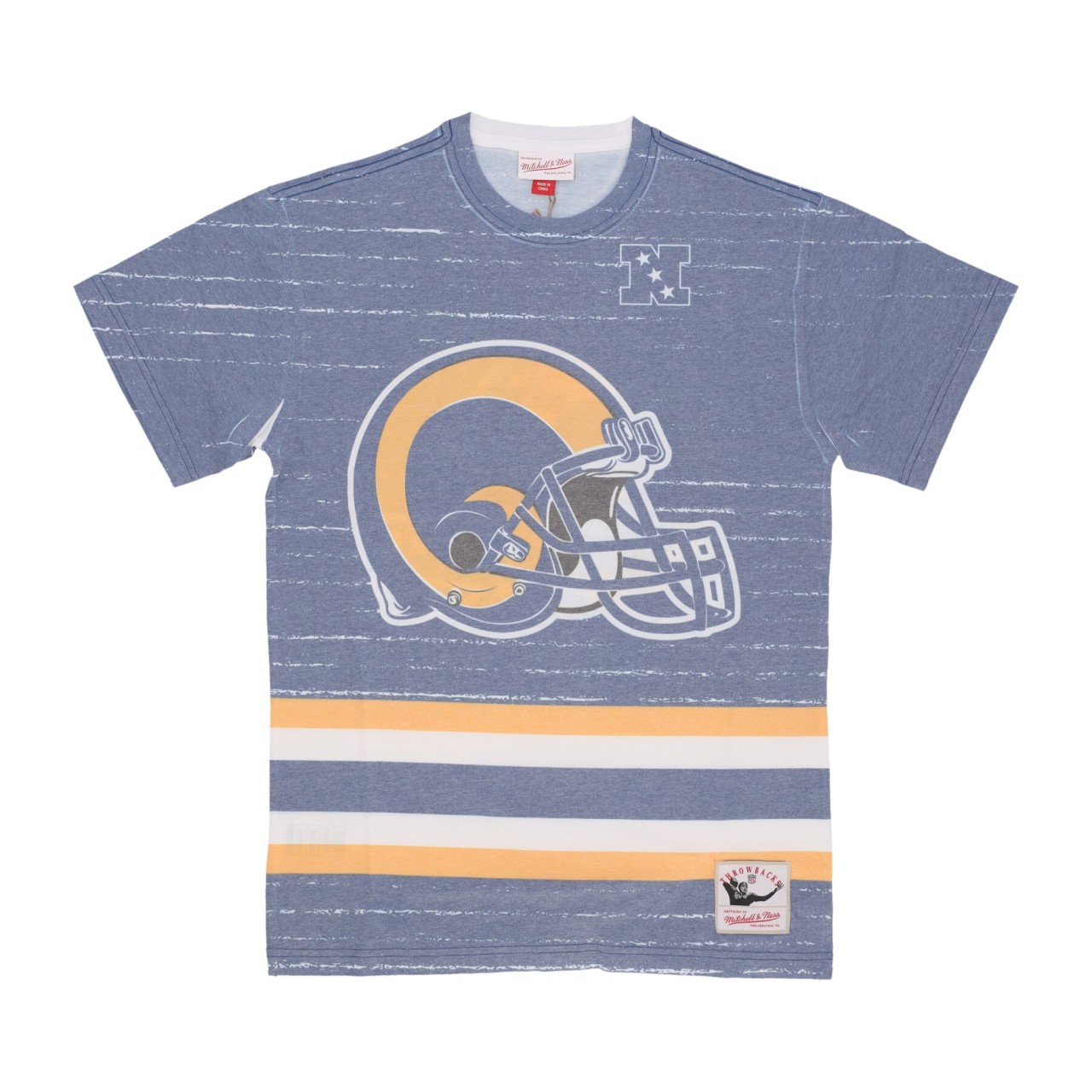 MITCHELL & NESS NFL JUMBOTRON 3.0 SUBLIMATED TEE LOSRAM TCRW5119-LARYYPPPMTWH