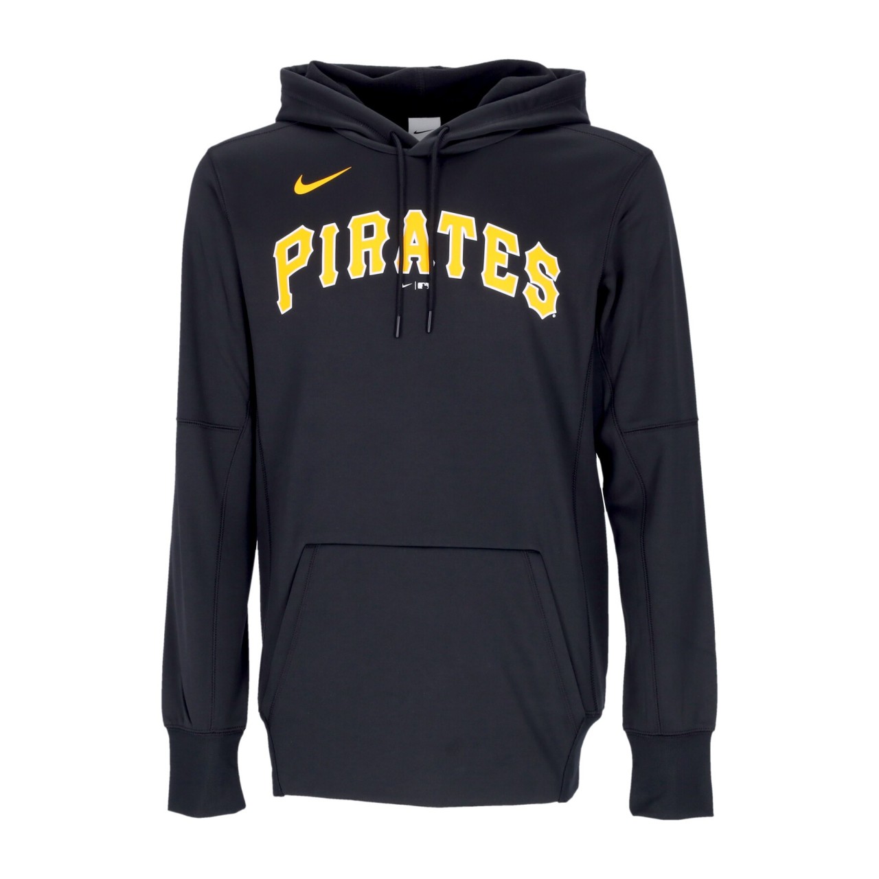 NIKE MLB MLB WORDMARK THERMA PERFORMANCE PULLOVER HOODIE PITPIR NKAQ-00A-PTB-GDY