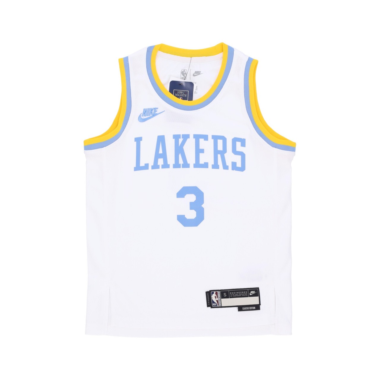 NIKE NBA NBA HARDWOOD CLASSICS SWINGMAN JERSEY NO 3 ANTHONY DAVIS TEE LOSLAK EZ2B7BU7PLAKAD